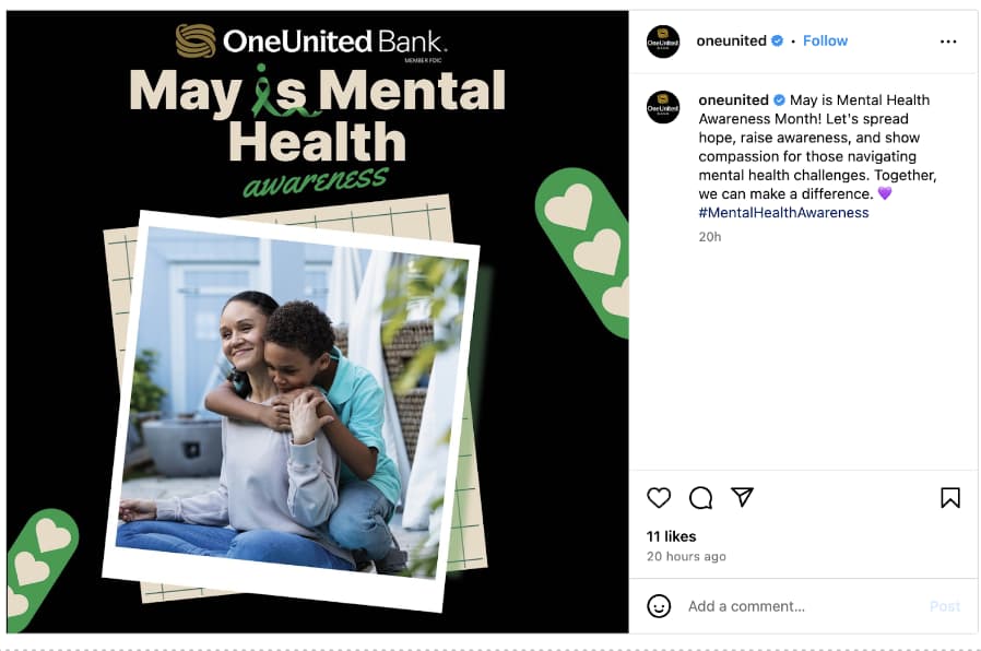 mental health awareness - social media 